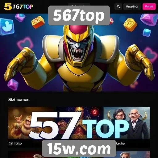 Principais categorias de jogos disponíveis no 567top